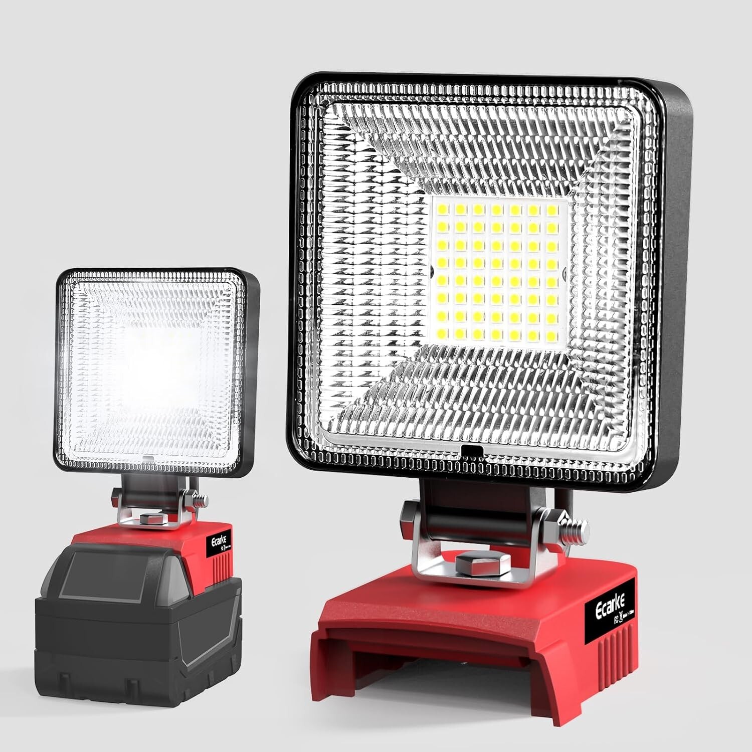 Ecarke Led Work Light Job Site Lighting for Milwaukee 18V Battery,M18 Work