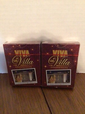 NEW Viva Las Villa Red Lion Playing Cards Deck Sealed TWO Decks