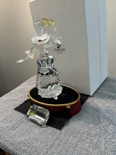 Columbine Masquerade SCS Swarovski Crystal Figurine 2000 Stand & Plaque