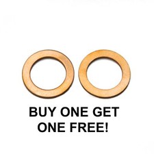 Oil Drain Sump Bolt Washers For Kawasaki GPX 600 R 1988-1999