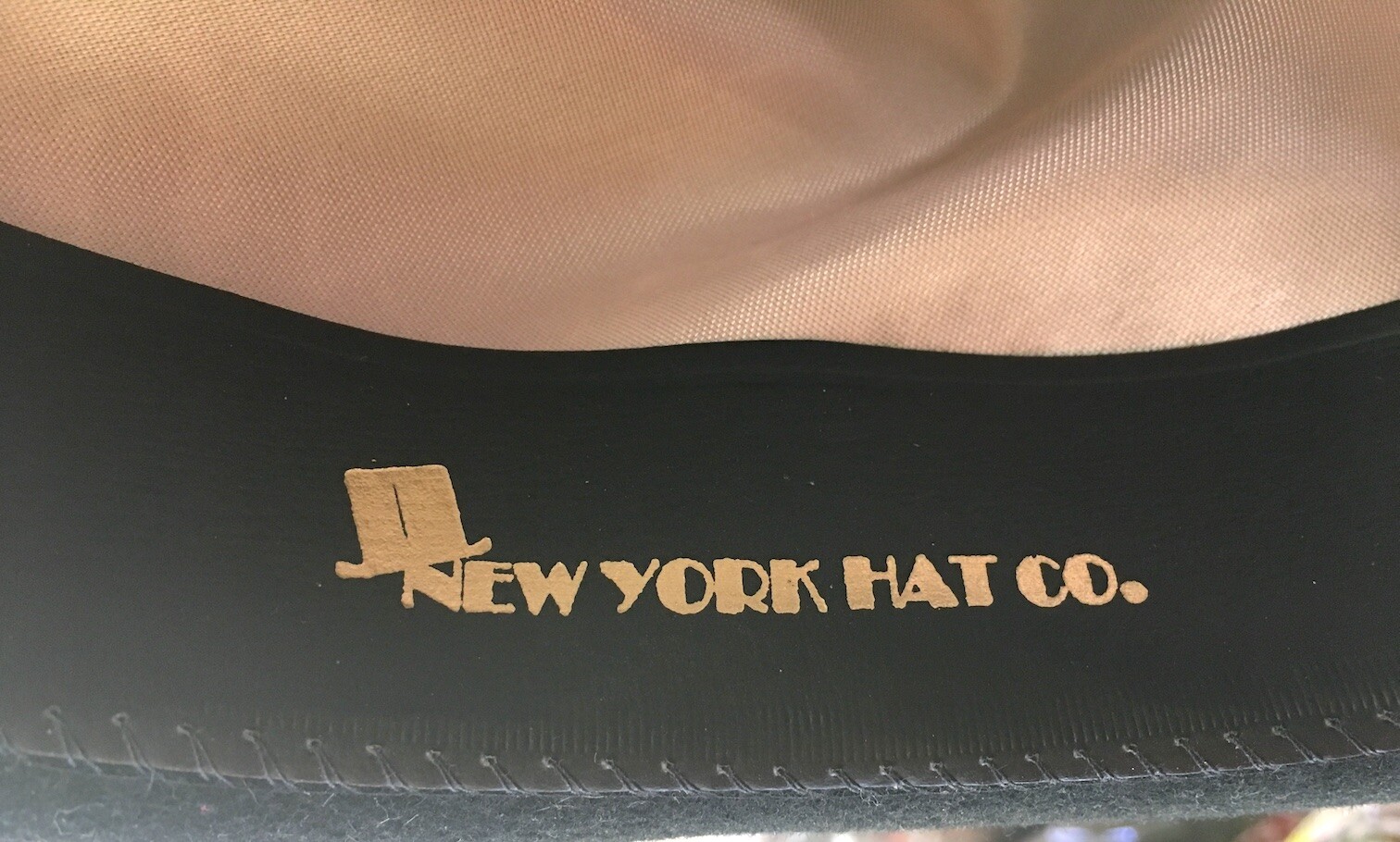NEW YORK HAT CO. Coachman Black Wool Top Hat w/ Feathers, Large, 23 1/2" image 4
