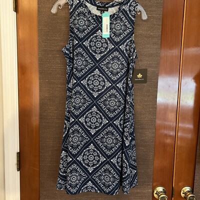 fortune ivy dress Sz M Knit | eBay
