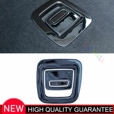 For BMW X5 G05 19-24 Black Steel Car Back Door Tailgate Handle Switch Cover Trim