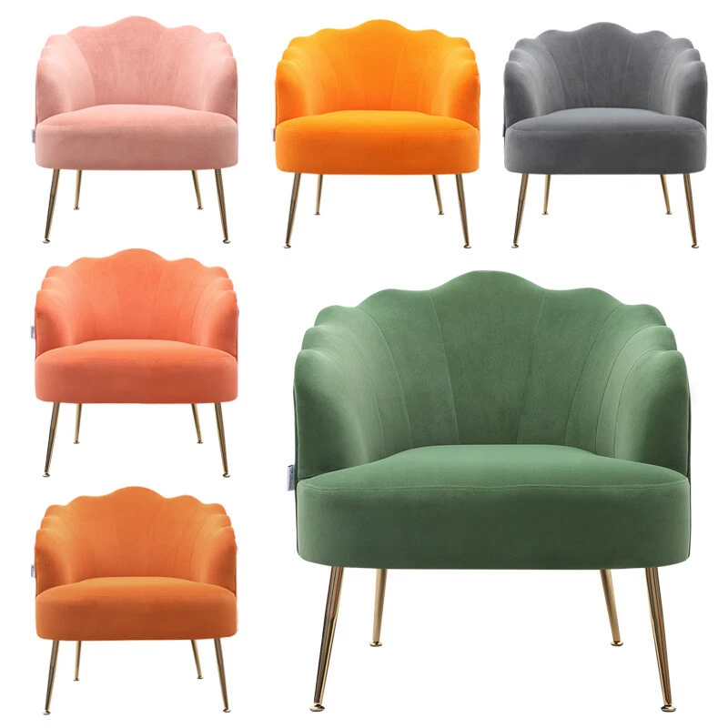 Orange scallop chair new arrivals