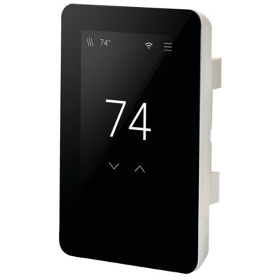 SunTouch 120/240V Programmable Wi-Fi SunStat CommandPlus Thermostat in Black