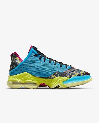 Nike LeBron 19 Low Size 12 Basketball Shoe - LeBronival Blue