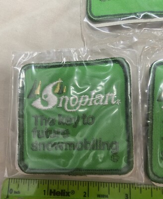 3 Vintage Patches Snoplan The Key to Future Snowmobiling