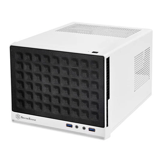 Silverstone SG13WB White Sugo SFF Mini ITX Case Mesh Front Panel
