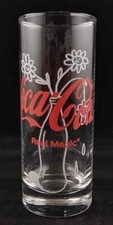 Coca Cola Glas, Real Magic, 0,3 l,  lim. Edition, Blume, Bar, Party,  Neu!