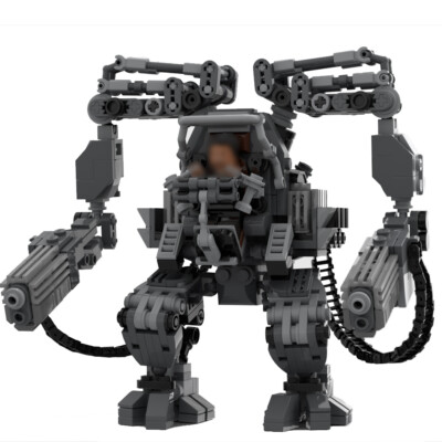 Armored Personnel Unit Hydraulic Mechanized Walker Minifig Scale 713 Pieces New