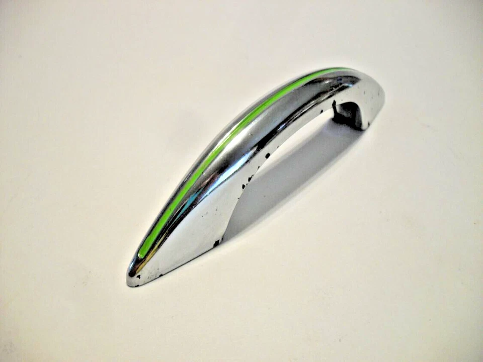 Puxadores de gaveta cromados vintage com maçanetas de porta de armário linha verde fechadura nacional - Imagem 3 de 4