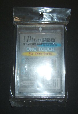 Ultra Pro One Touch Thick Card Magnetic Plastic card holder