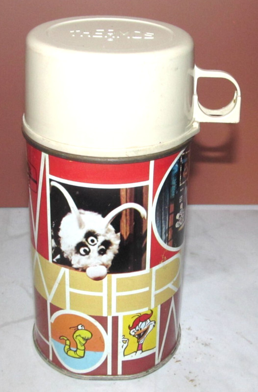 Vintage ABC Television Curiosity Shop Who What Where Metal Thermos 1972
