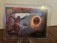 2023 Upper Deck Spider-Man No Way Home I Have To Try Blue Parallel Card #21