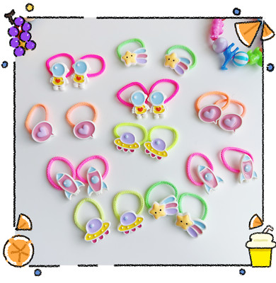 CUTE Hair tie set !! Baby Kids Hair tie Hair accessories ponytail GIFT