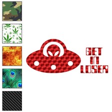 Get In Loser Ufo Abduction Vinyl Decal Sticker 40 Patterns 3 Sizes 6203