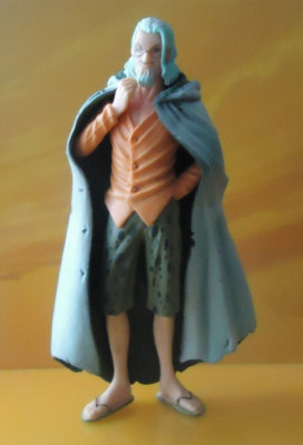 RARE Official One Piece Silvers Rayleigh 5.5'' Figure Model Japan Anime (2)