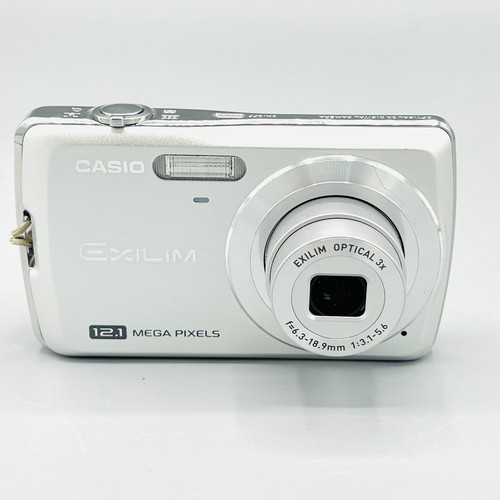 Casio Digital Camera Exilim EX-Z35 12.1MP Silver With Battery And Charger Tested - Picture 2 of 12