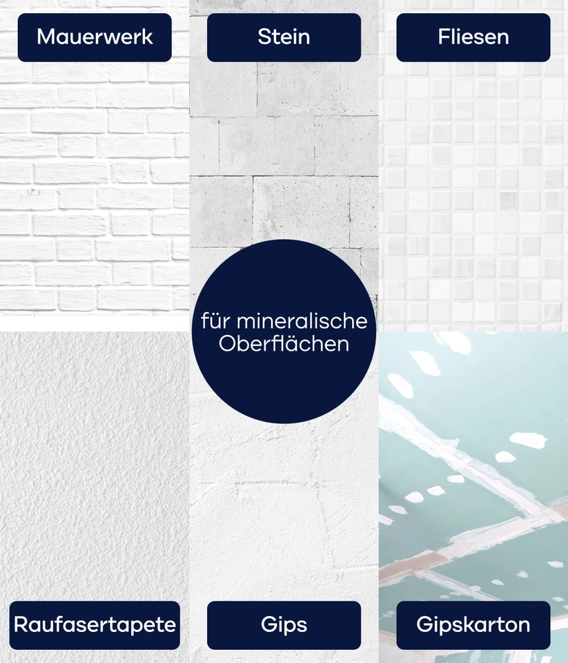 Schneeweiß Wanfarbe innen - 10L für ca. 60m² / Deckenfarbe  Innenfarbe weiß - Bild 4 von 4