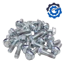 Bag of 25 M8 1.25 x 25mm Class 80 serrated flange bolt w/ Threadloc