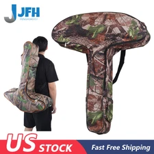 Soft Crossbow Case Camo Padded Outdoor Archery Bow Carrier Bag + Backpack Straps