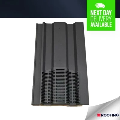 ULTI-MATE 15 x 9 Profile Interlocking Roof Tile Vent Inline Range - Built In Downpipe Grey