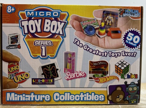 Micro Toy Box Series 1 20 Boxes w/ Display Case MOTU Transformers 100 Toys NEW - Picture 4 of 4