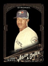 2018 TOPPS ALLEN GINTER X BASEBALL BASE CARD #292 Marcus Stroman Blue Jays