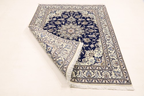 Orientteppich super Nain mit Seide ( 197 X 145 CM) Perserteppich Top Neu - Bild 7 von 8