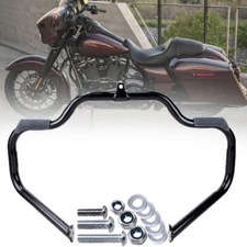 Engine Guard Crash Bar Black For Harley Touring Road King Street Glide 2009-2021