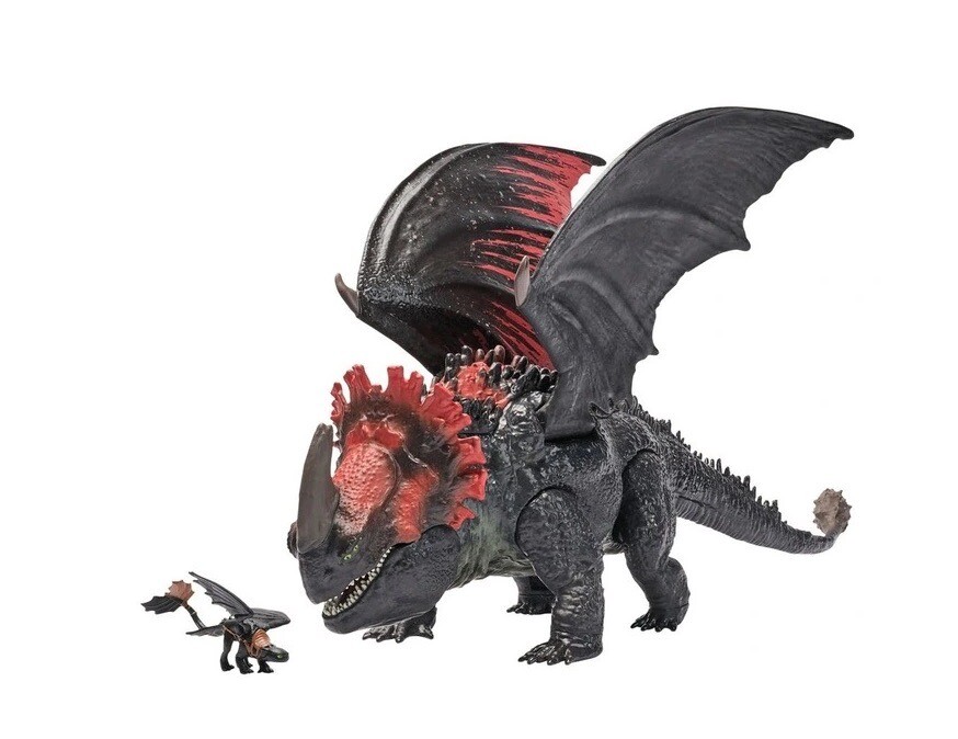 How To Train Your Dragon - Red Death Chomping Rampage - New - AU Seller