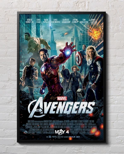 The Avengers 2012 Movie Poster 24"x36" Glossy Unframed 1272