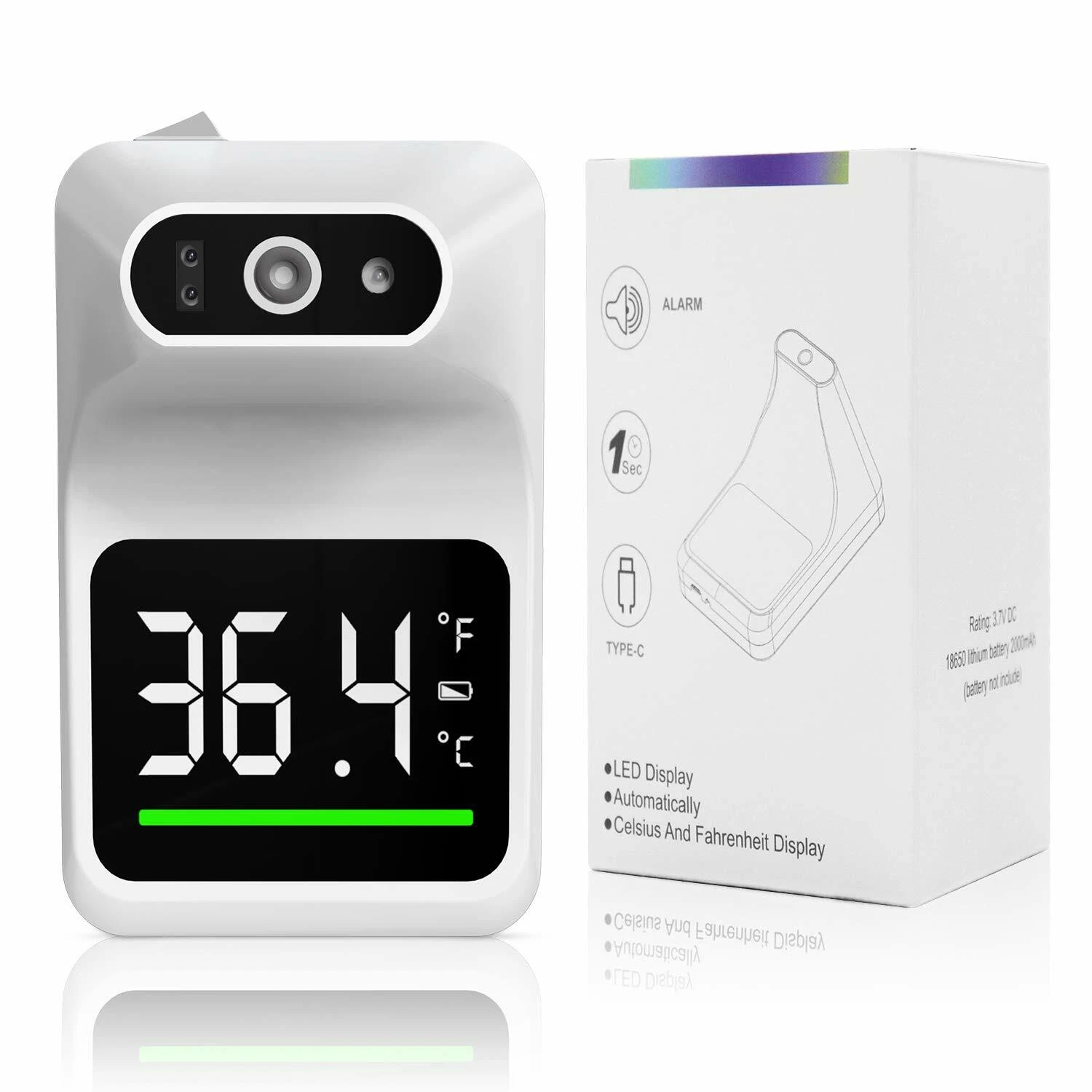 FIRHEALTH Wall Mounted Thermometer, Non-Contact Forehead...
Opens in a new window or tab