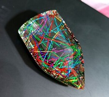 83.10 Ct Fancy Cut Natural Rutilated Quartz Loose EGL Certified Gemstone