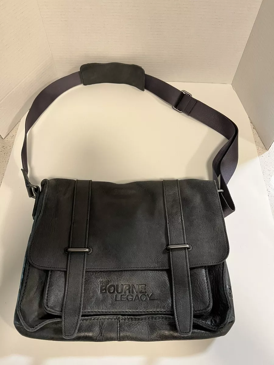 ROOTS The Bourne Legacy CANADA LEATHER CROSSBODY MESSENGER BAG 13
