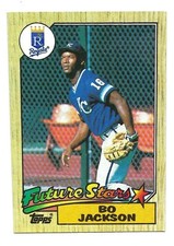 1987 Topps Bo Jackson Future Stars #170 Rookie RC PRISTINE CONDITION LOOK!!!