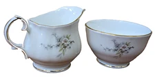 Dutchess Bone Dhina Cream & Sugar Set Made in England