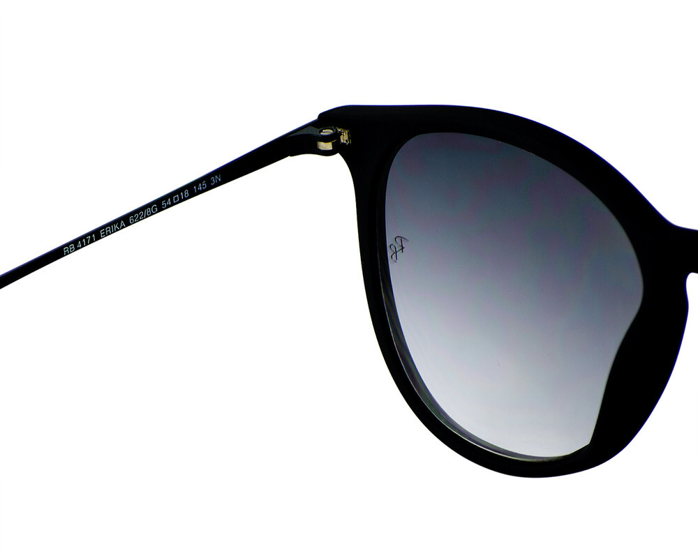 Ray-Ban ブラック RB4171-7 ERIKA Amazon.com: Ray-Ban Woman Sunglasses Rubber Black Frame