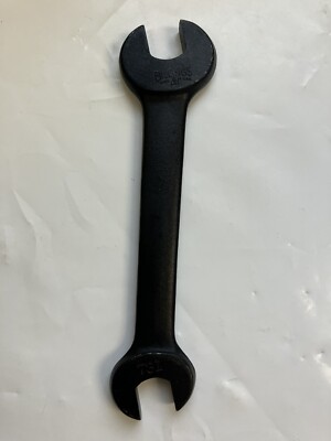 Vintage Billings Heavy Duty #731 Double Open End Wrench 3/4  & 13/16  SAE - NOS