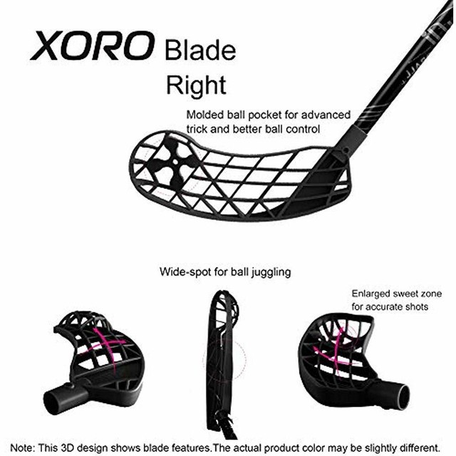 Floorball Zorro Stick XORO Z80 Right 36inch (Black) Sports " Outdoors