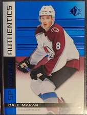 CALE MAKAR 2019-20 SP AUTHENTICS BLUE FOIL ROOKIE SP RC #114 AVALANCHE WOW!