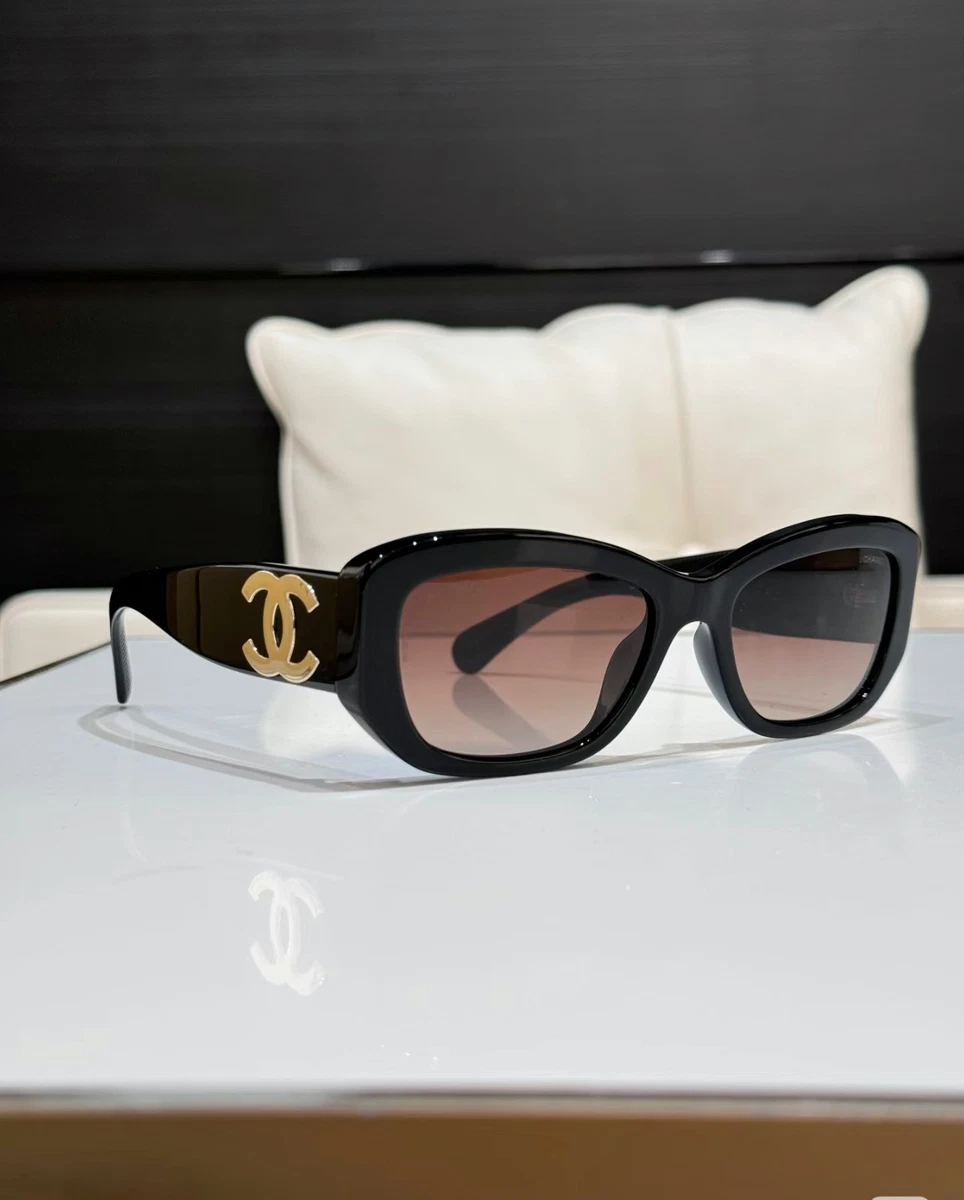 CHANEL Brown Oval Sunglasses for Women for sale | eBay