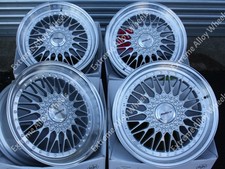 Alloy Wheels 18" Vintage For Vw Fox Golf Mk4 Polo T-Cross Taigo 5x100 Silver