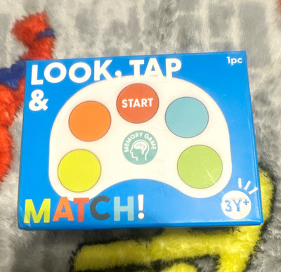 J'adore Look, Tap & Match! Memory Game Handheld Electronic Game Ages 3+