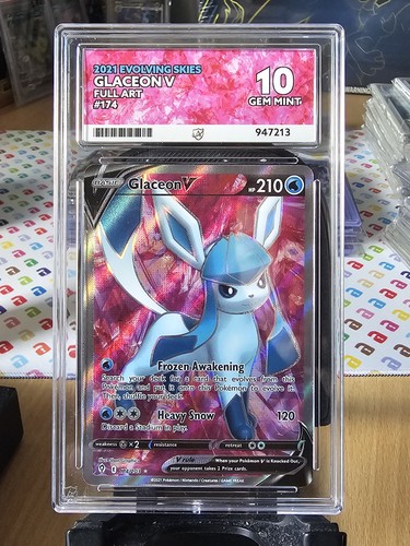 Glaceon V graded ACE 10 for sale on eBay