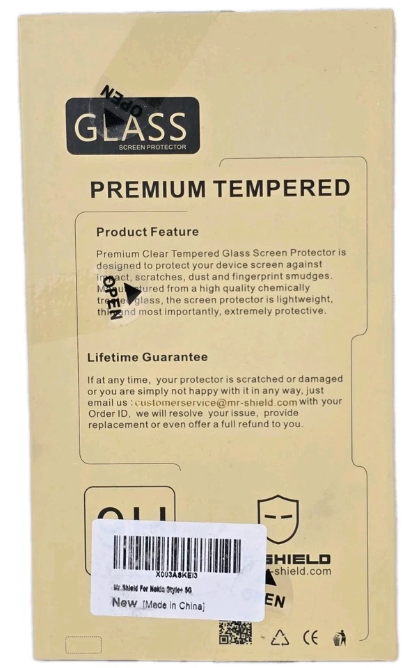 Paquete de 3 protectores de pantalla de vidrio para teléfono celular para estilo Nokia + 5G nuevos Foto 3 de 4