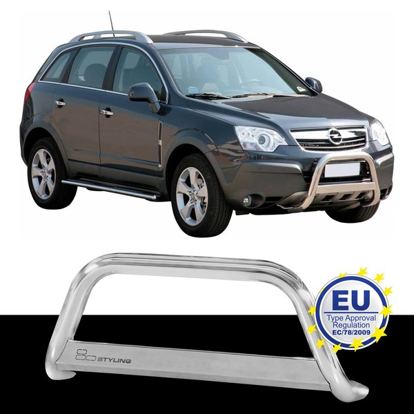 FrontschutzbüGel FrontbüGel Passend FüR Opel Antara 2007 Bis 2011 Chrome-image