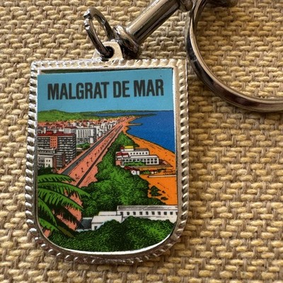 Vintage Keychain Malgrat De Mar Spain