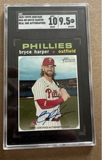 2020 Topps Heritage - Bryce Harper Real One Autograph #ROA-BH