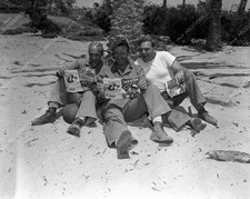 45bx04-113 William Bendix Lloyd Nolan cast making of Guadalcanal Diary 45bx04-11
